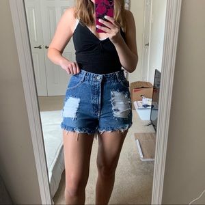 BONGO High-Waisted Shorts